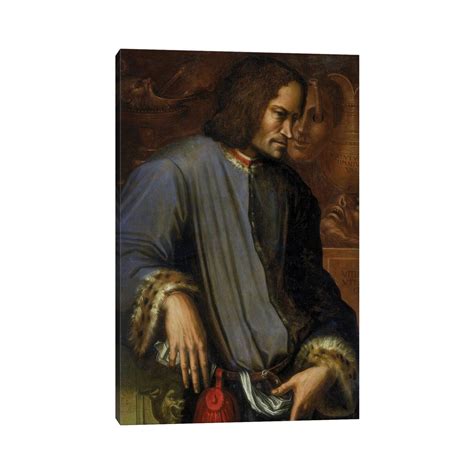 Icanvas Portrait Of Lorenzo De Medici With Frame C1533 34 By