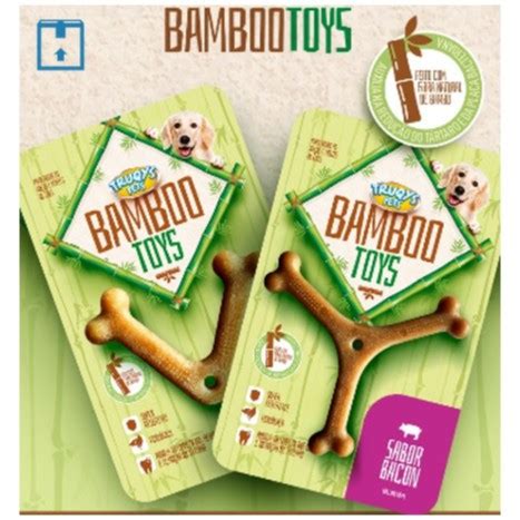 Osso Brinquedo Para Cachorro Bamboo Toys Limpa Dentes E Remove T Rtaro