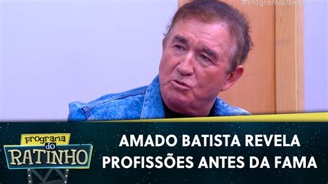 Amado Batista contou as profissões que exerceu antes de ser cantor