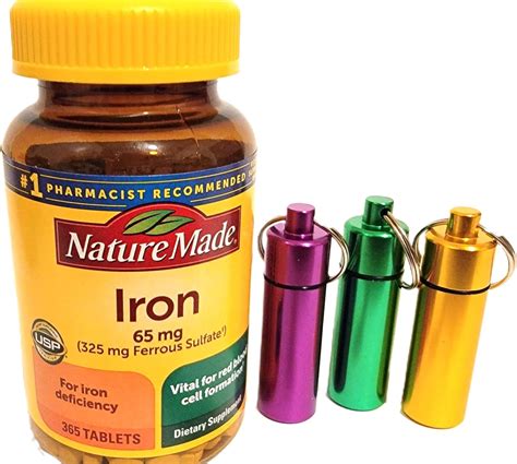 Amazon Nature Made Iron Mg From Ferrous Sulfate Tablets For