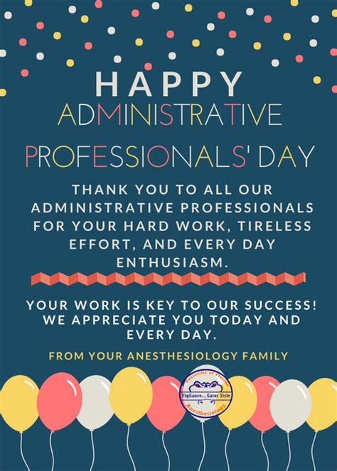 Celebrating Administrative Professionals Day Department Of