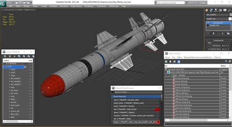 Agm Ugm Rgm 84 Harpoon Anti Ship Missile 3d Model 39 3ds Blend