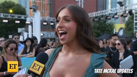 Tate Mcrae Talks About Her Boyfriend Cole Sillinger At The Vmas Red