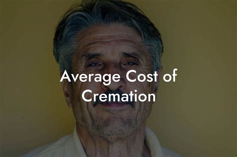 Average Cost Of Cremation Eulogy Assistant