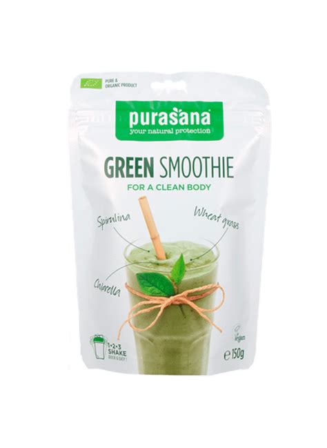 Purasana Green Smoothie Shake 150 G Voeding