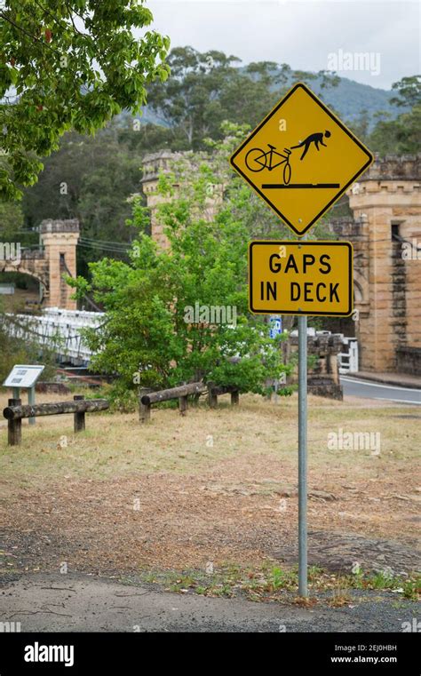 Hampden Bridge Kangaroo Valley New South Wales Australia Stock Photo