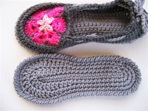 Vivre Au Crochet African Flower Slippers By Lucie English