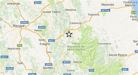 Terremoto Scossa Di Magnitudo All Alba Tra Umbria E Marche