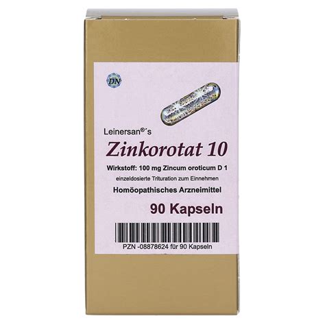 ZINKOROTAT 10 Leinersan Kapseln 90 Stück N1 medpex