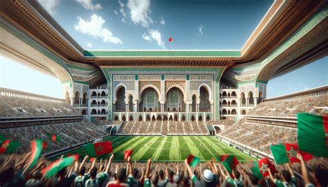 AI generated football stadiums with Moroccan traditional architecture : r/Morocco