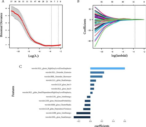 Radiomics Features Selection Using Tenfold Cross Test And Lasso