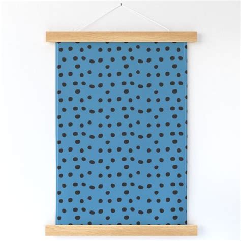 Colorful Fabrics Digitally Printed By Spoonflower Abc Polka Blue