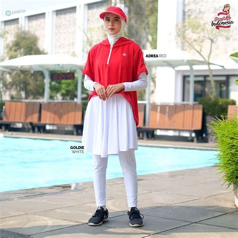 14 Baju Olahraga Merah Putih Modis Saat Agustusan