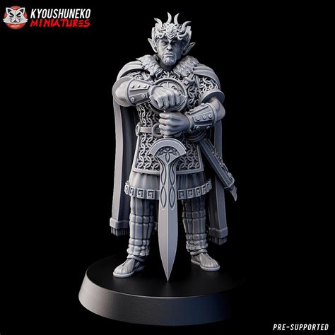 Elf King Kyoushuneko Miniatures Mm Forge Of Generals Eu