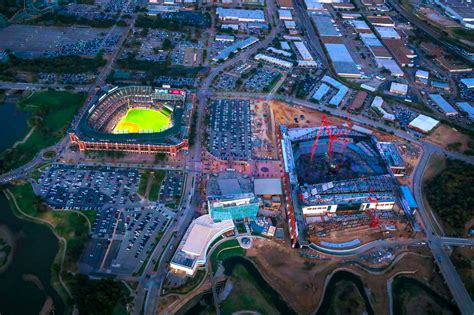 Globe Life Field Aerial by Kelly Gavin (1) - Manhattan Construction Company