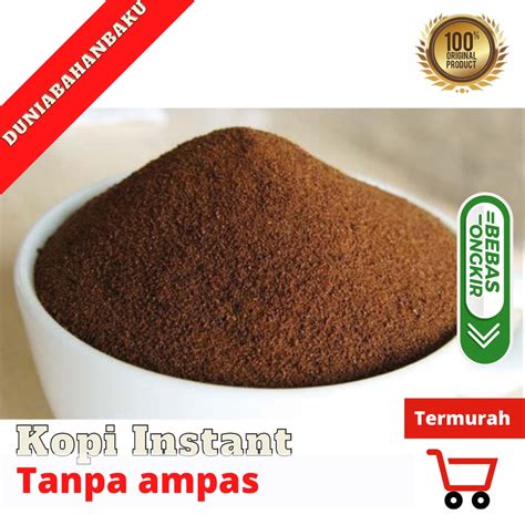 Jual Kopi Bubuk Instant 500 Gram Tanpa Ampas Instan Mirip Nescafe Classic Shopee Indonesia