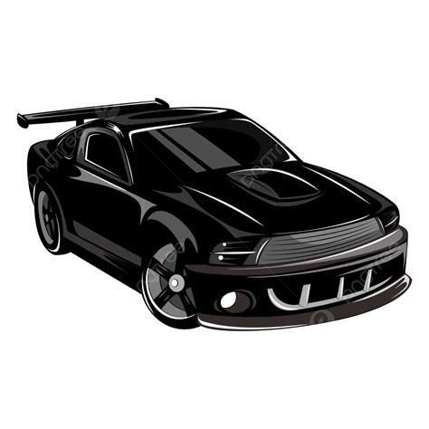 Gambar Mobil Super Hitam Supercar Vektor Mobil Balap Clipart Png Dan