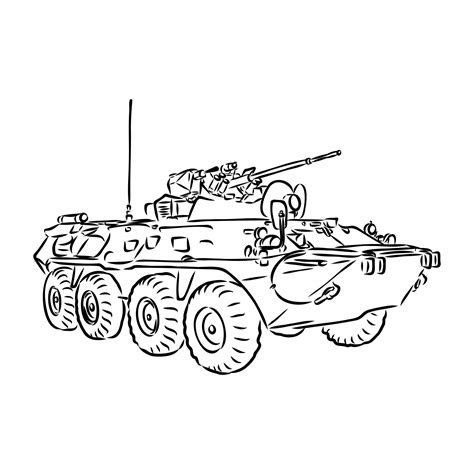 armored car vector sketch 7309217 Vector Art at Vecteezy