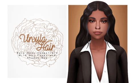 Isjao Ursula Hair BGC Comes Will All 24 EA Hair Sim Finds