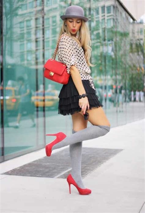 Knee High Socks Outfits 23 Cute Ways To Wear Knee High Socks