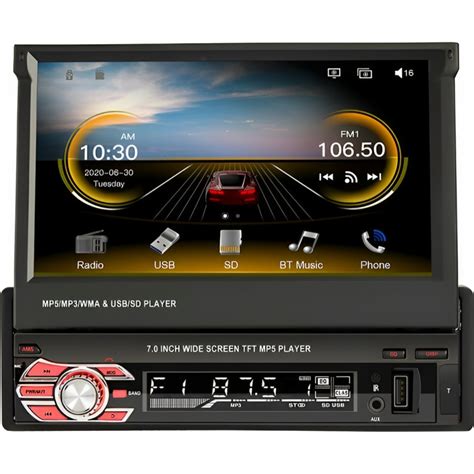 Head Unit 1 Din Swm 9601c S Bluetooth Black