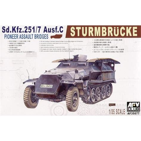 Schaalmodel Sd Kfz 251 7 Ausf C Sturmbrucke Assault Bridg 1 35 AFV Club