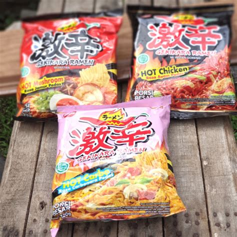 Jual Nissin Gekikara Hot Mushroom Chicken Ramen Mirip Samyang Porsi