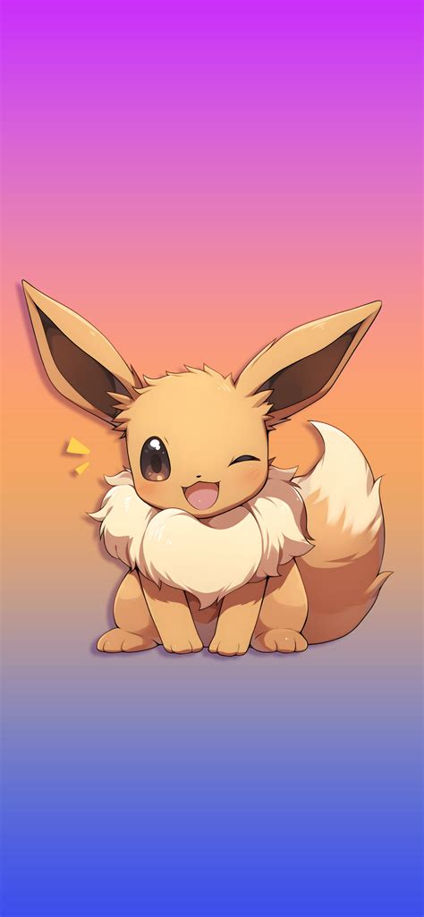 🌈 Pokémon Eevee Gradient Wallpapers - Wallpapers Clan