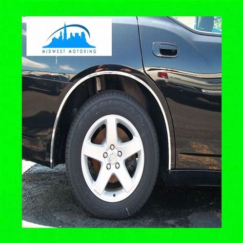 Purchase 2005-2011 DODGE CHARGER CHROME WHEEL WELL FENDER TRIM MOLDINGS ...