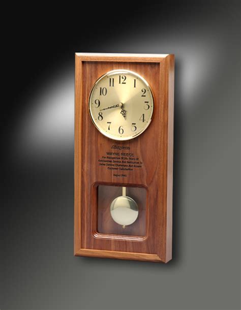 Laser Pendulum Wall Clock | Lane Award