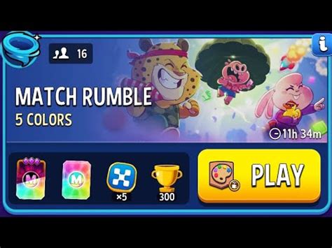 5 Colors Blow Em Up Rumble Match Match Masters YouTube