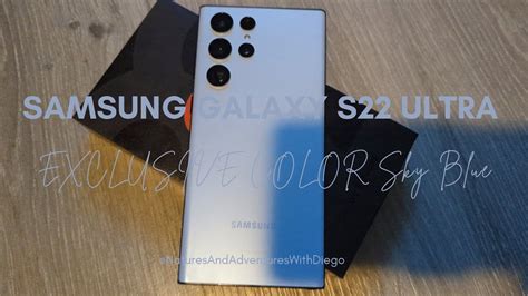 Samsung Galaxy S22 Ultra Exclusive Color Sky Blue Youtube