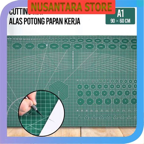 Jual Nusantara Store Qjh Working Pad Cutting Mat Alas Potong Papan