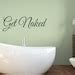 Get Naked Vinyl Wall Decal Etsy