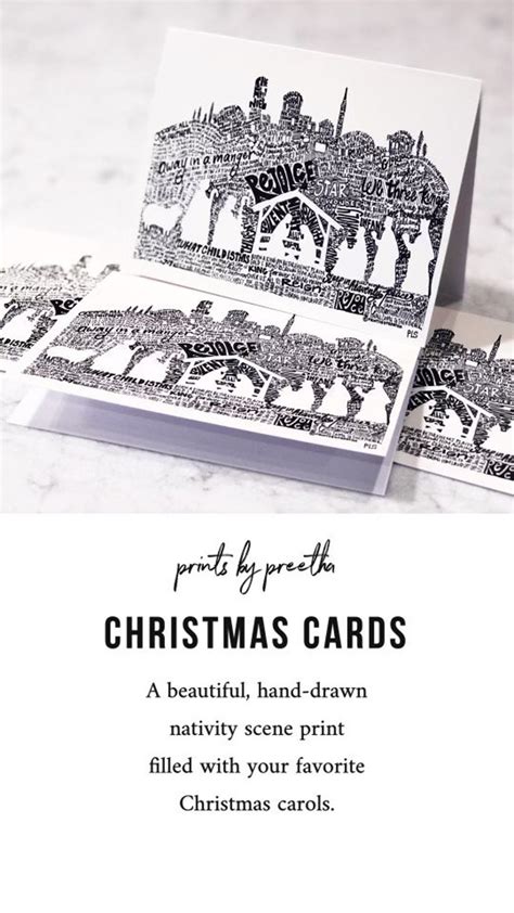 Nativity Scene Christmas Cards 10 Pack - Etsy