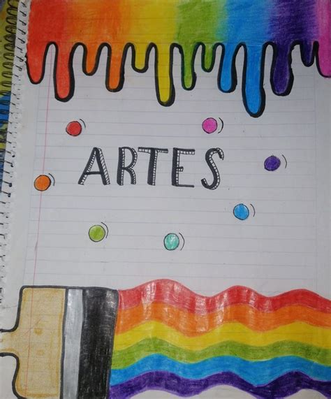 Portadas de arte creativas bonitas ideas fáciles Dibujos fáciles