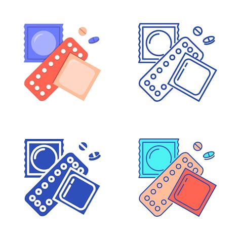 Premium Vector Contraception Methods Icon