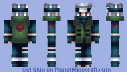 Kakashi Hatake from "Naruto" Minecraft Skin