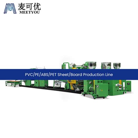 Meetyou Machinery Pvc Pe Abs Pet Uv Pvc Sheet Production Line Factory