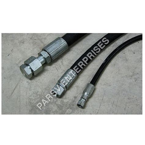 Stainless Steel And Rubber Black Hydraulic Hose Pipe At 80 Meter In