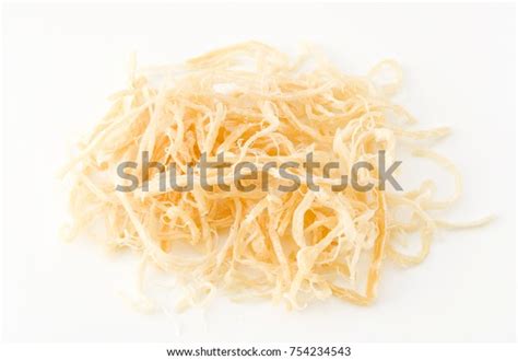 Japanese Sakiika Shredded Seasoned Squid Delicious Stock Photo