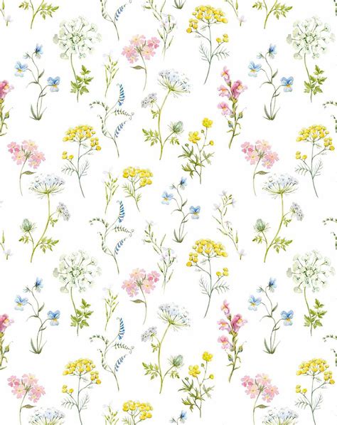 SHOP Country Garden Flowers Peel & Stick Wallpaper Made in Australia ...