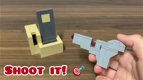 How To Build A Working Mini Lego Gun Shooting Gallery Target Range