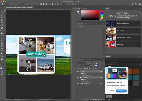 Working With Panels In Photoshop Cc Creative Digital