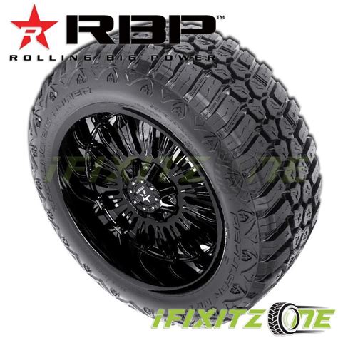 1 RBP Repulsor M T RX 37X13 50R20LT 127Q E Off Road Mud Tire Aggressive