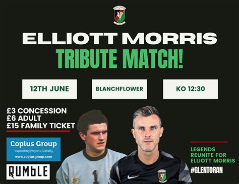 Glentoran Fc On Twitter 𝗘𝗹𝗹𝗶𝗼𝘁𝘁 𝗠𝗼𝗿𝗿𝗶𝘀 𝗔𝗽𝗽𝗿𝗲𝗰𝗶𝗮𝘁𝗶𝗼𝗻 𝗠𝗮𝘁𝗰𝗵 🧤 1️⃣ The