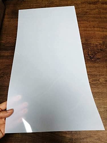 Greenartz X Inch Mil Mylar Sheet Milky Translucent Pet Blank