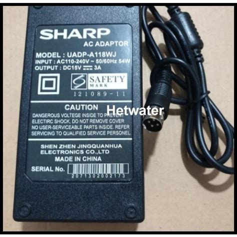 Jual Adaptor Tv Led Sharp Plasma Model Uadp A Wj Shopee Indonesia