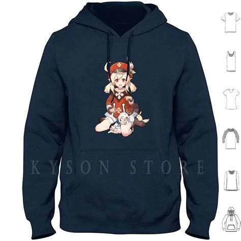 Lewd Genshin Impact Paimon And Klee Ecchi Hentai 10 Hoodie Long