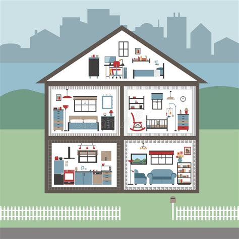 House Cutaway Stock Illustrations 1 138 House Cutaway Stock